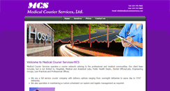 Desktop Screenshot of medicalcourierservices.com
